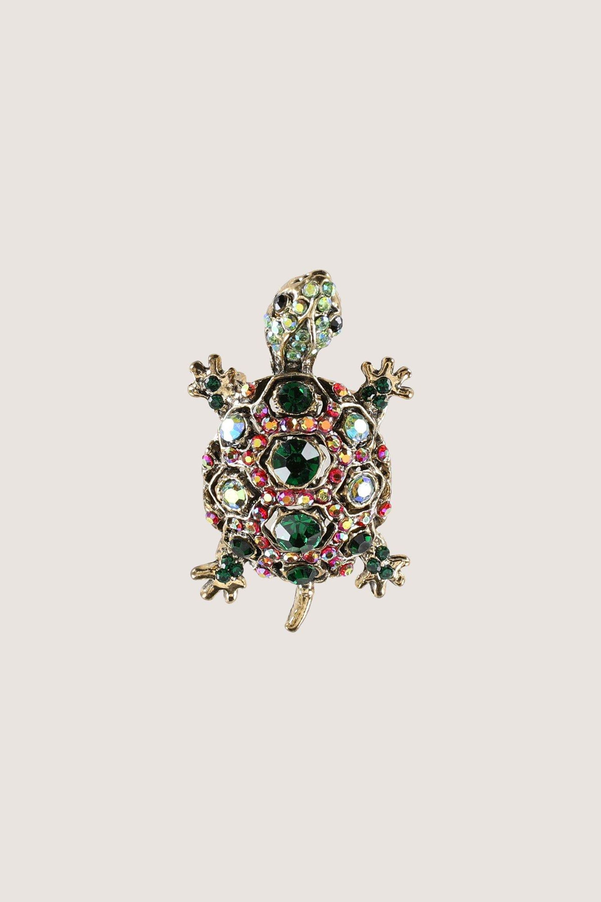 Broche-hanger met schildpad - may