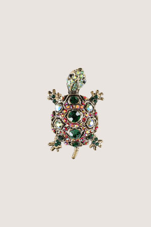 Babyspulletjes - Broche-hanger met schildpad