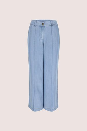 Broeken - Lyocell jeans met rugelastiek