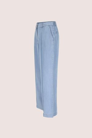Broeken - Lyocell jeans met rugelastiek