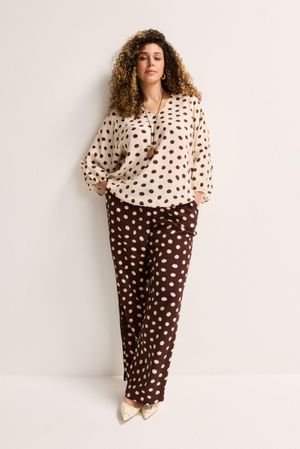 Chemises - Blouse &agrave; taille &eacute;lastiqu&eacute;e