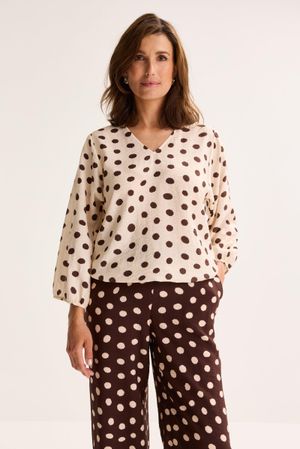 Chemises - Blouse &agrave; taille &eacute;lastiqu&eacute;e