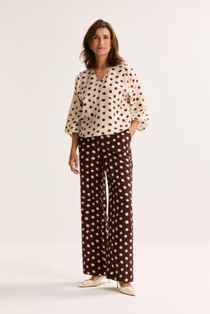 Chemises - Blouse &agrave; taille &eacute;lastiqu&eacute;e