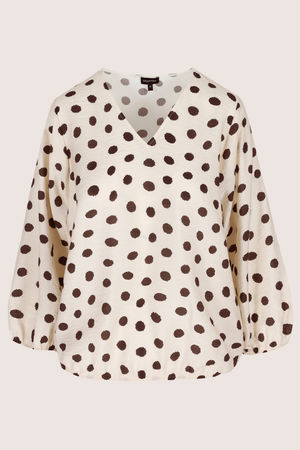 Hemden - Crinkle blouse op elastiek