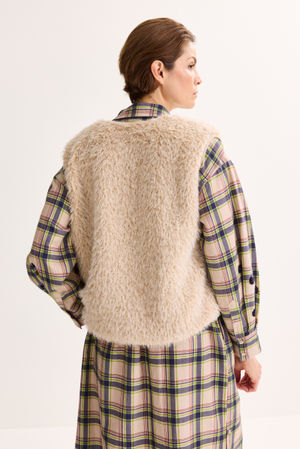 Blazers - Gilet sans manches en fausse fourrure
