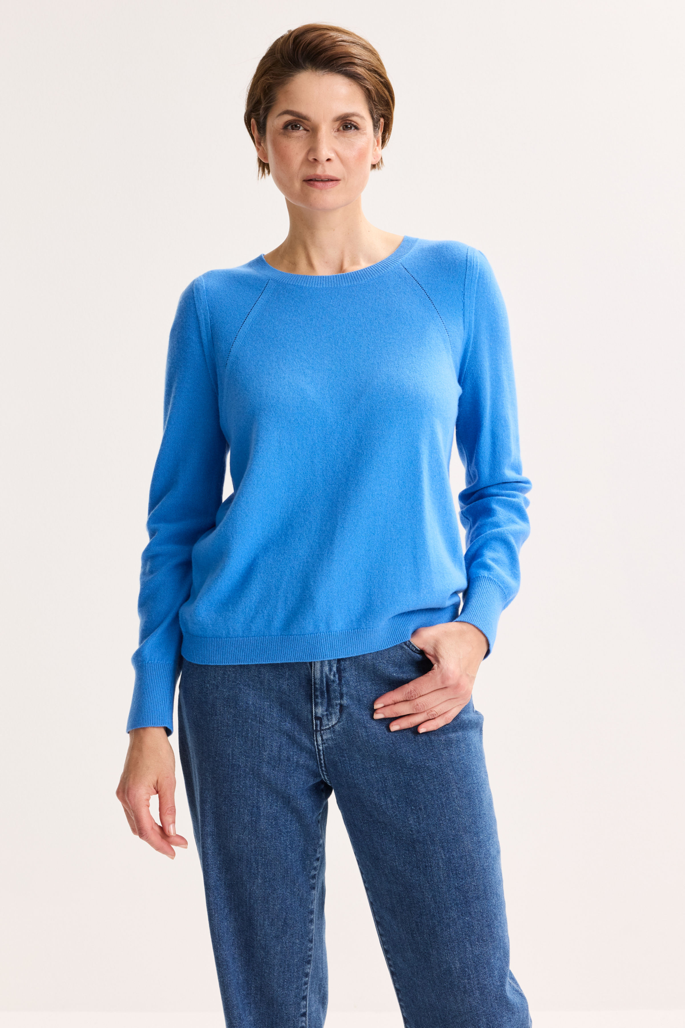 Pull en m&eacute;lange m&eacute;rinos et cachemire - may