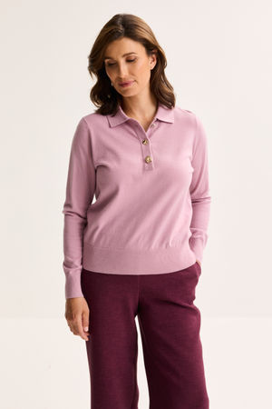 Polo en maille fine