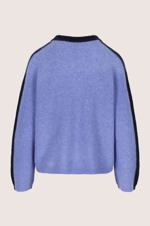 Pulls - Pull en m&eacute;lange mohair bicolore