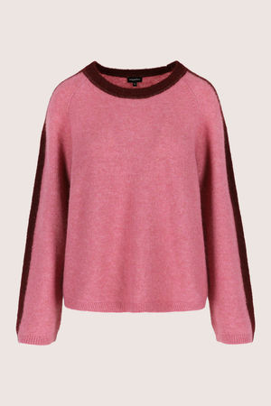 Pulls - Pull en m&eacute;lange mohair bicolore
