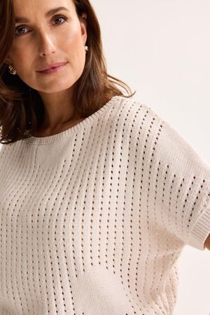Pulls - Pull en chenille manches tombantes