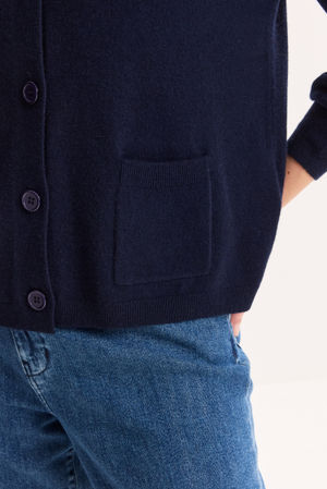 Cardigan - Cardigan in merino en kasjmierblend