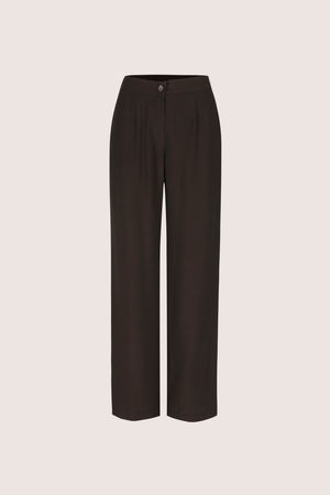 Pantalons - Pantalon droit &eacute;lastiqu&eacute; dos