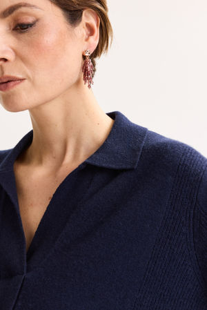 Truien - Polotrui in merino en kasjmierblend
