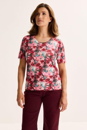 Pull imprim&eacute; &agrave; manches courtes - may