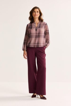 Hemden - Blouse in voile op elastiek