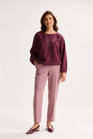 Hemden - Geborduurde blouse op elastiek