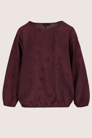 Hemden - Geborduurde blouse op elastiek