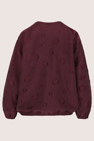 Hemden - Geborduurde blouse op elastiek