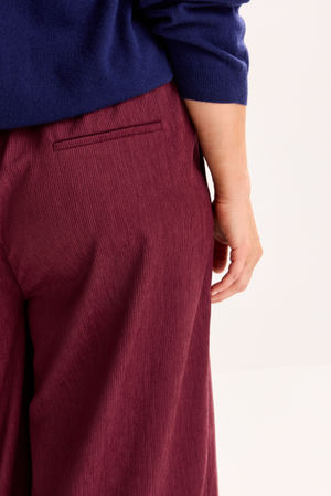 Broeken - Wijde broek in babycord