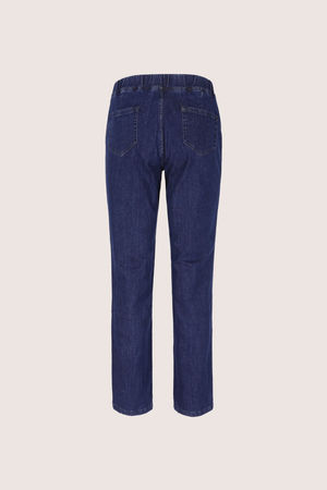 Pantalons - Jeans taille haute &eacute;lastiqu&eacute;e