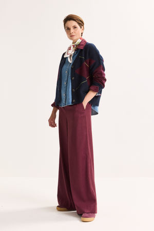Cardigans - Cardigan oversize &agrave; losanges