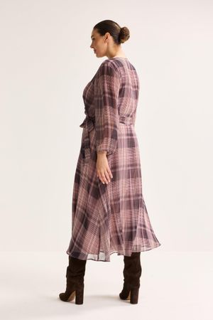 Robes - Robe enveloppe &eacute;vas&eacute;e