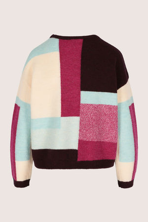 Pulls - Pull colourblocking avec mohair