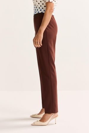 Pantalons - Pantalon easy care &agrave; taille &eacute;lastiqu&eacute;e