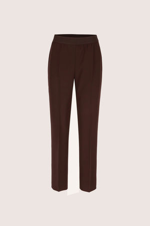Pantalons - Pantalon easy care &agrave; taille &eacute;lastiqu&eacute;e