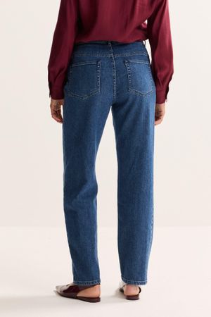 Broeken - Rechte jeans met hoge taille