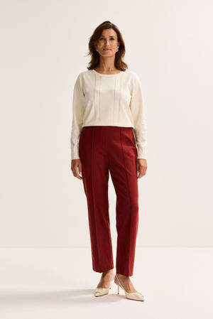 Easy care broek in Milano-jersey