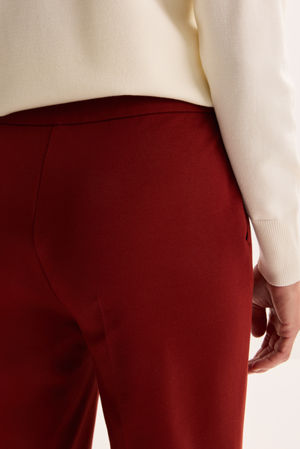 Broeken - Easy care broek in Milano-jersey