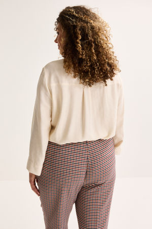 Hemden - Wijde blouse met strik