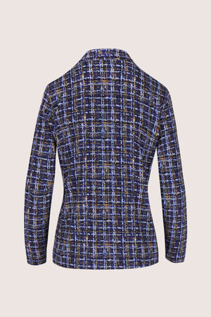 Hemden - Jersey hemdblouse met abstracte print