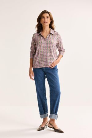 Hemden - Jersey polo met grafische print