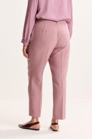 Broeken - Easy care broek met rugelastiek