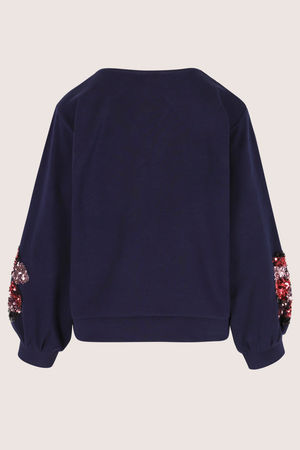 Sweatvest - Sweatshirt met pailletten