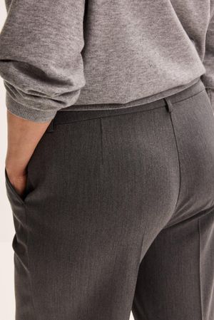 Pantalons - Pantalon ample en twill stretch