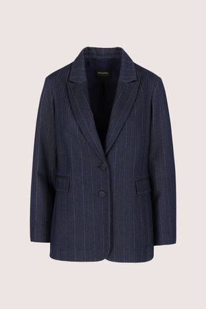 Blazers - Jersey blazer met krijtstreep