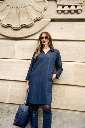 Robes - Robe polo avec zip