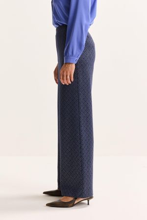 Pantalons - Pantalon en jersey jacquard avec lurex