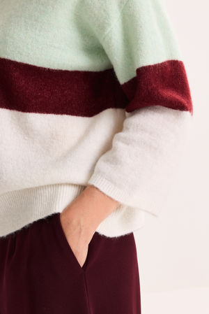 Truien - V-halstrui met mohair