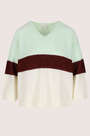 Pulls - Pull &agrave; col en V avec mohair