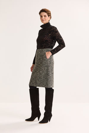 Jupe en tweed jersey - may