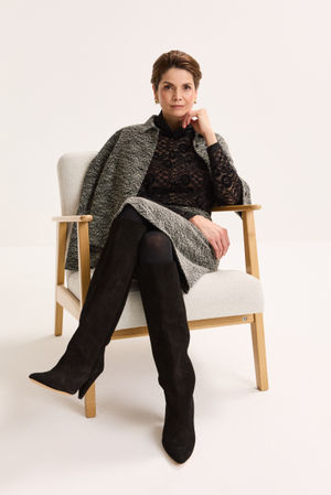 Rokken - Rokje in jersey tweed