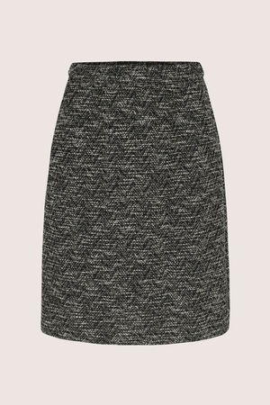 Rokken - Rokje in jersey tweed