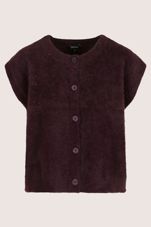 Cardigan - Cardigan met kaPmouw en ronde hals