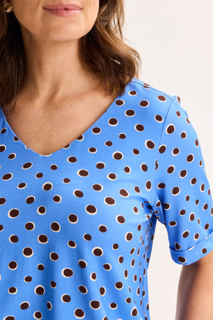 Chemises - Blouse en jersey &agrave; taille &eacute;lastiqu&eacute;e