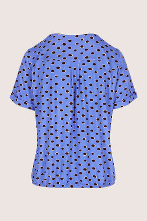 Chemises - Blouse en jersey &agrave; taille &eacute;lastiqu&eacute;e
