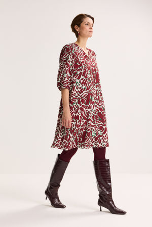 Robes - Robe &eacute;vas&eacute;e imprim&eacute;e